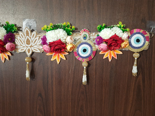Evil Eye Floral Toran