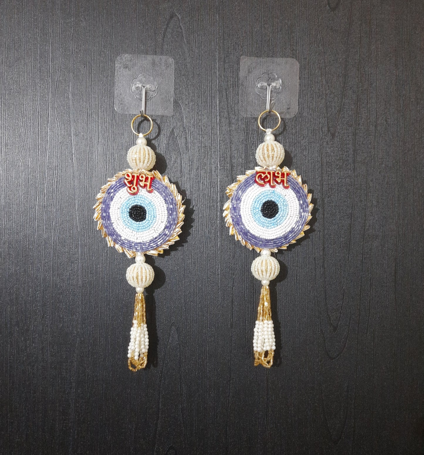 Handcrafted Evil Eye Shubh Labh Hanging